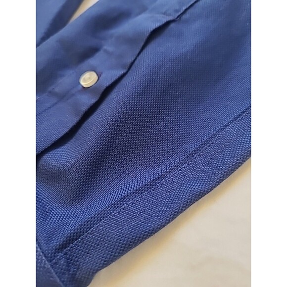 Gold Label Roundtree & Yorke Mens Blue Shirt Size Sm Long Sleeve Dress Casual - Picture 2 of 6